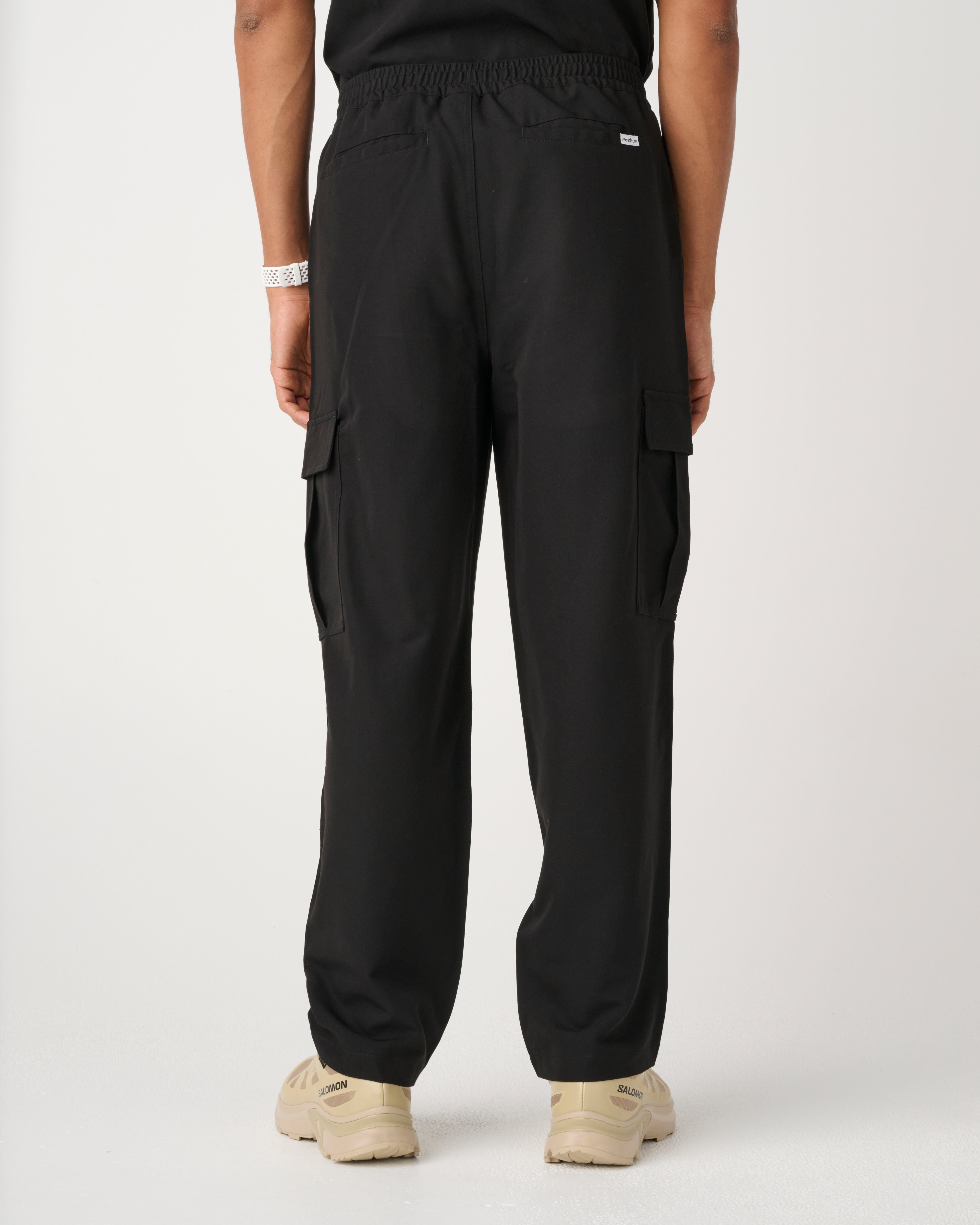 DARWIN Straight Leg Cargo Pants Black