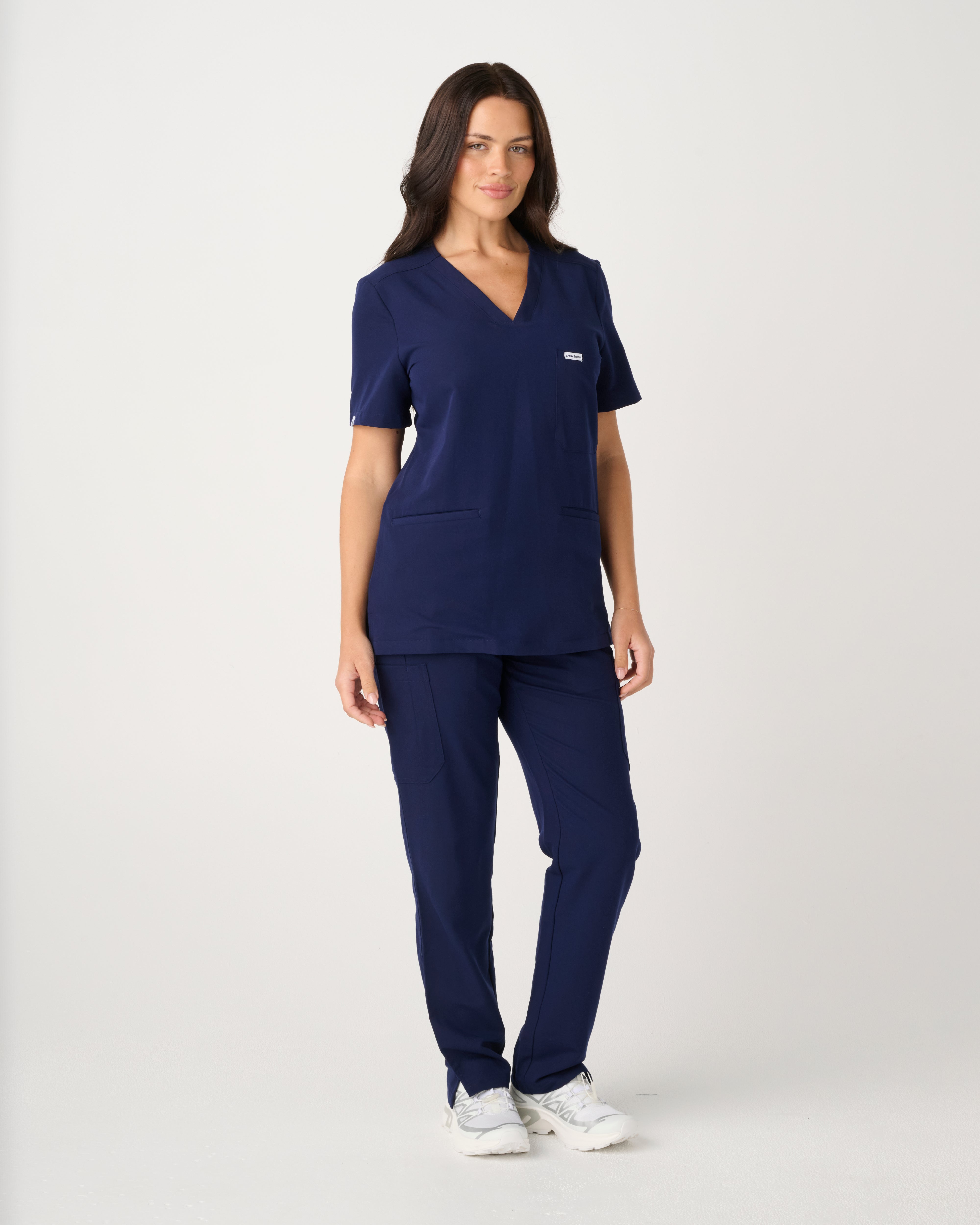 ADELAIDE Straight Leg Pants Navy