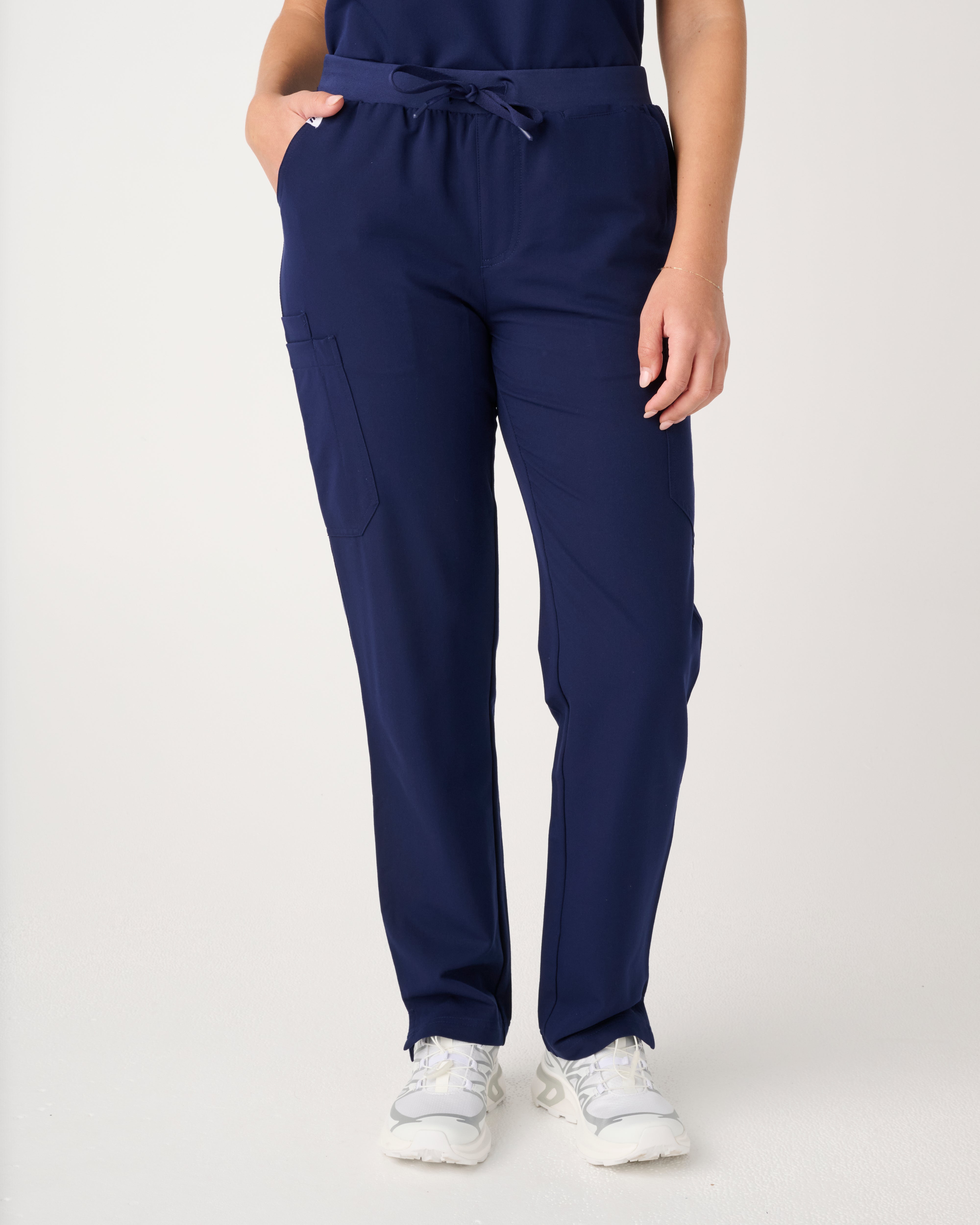 ADELAIDE Straight Leg Pants Navy