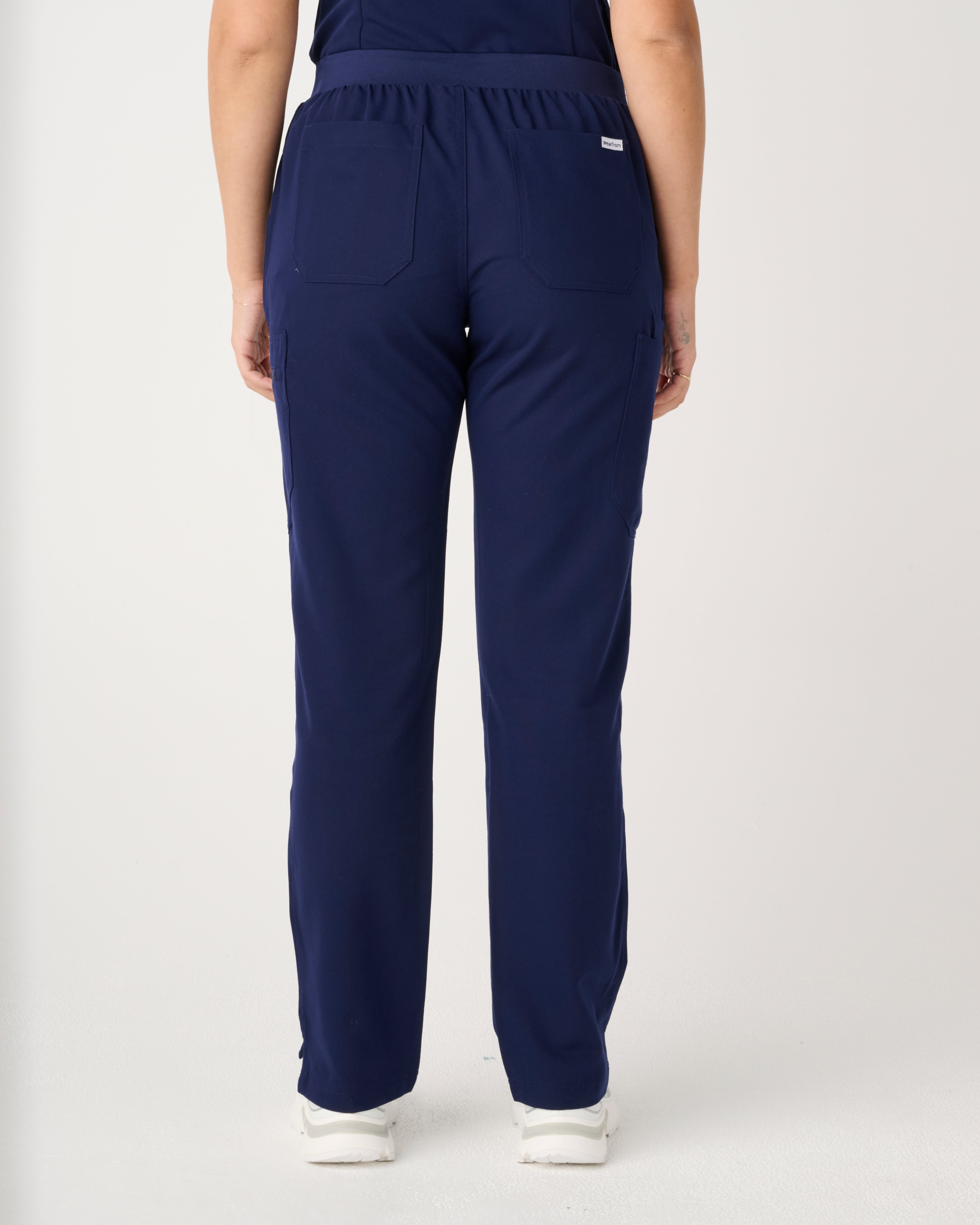 ADELAIDE Straight Leg Pants Navy