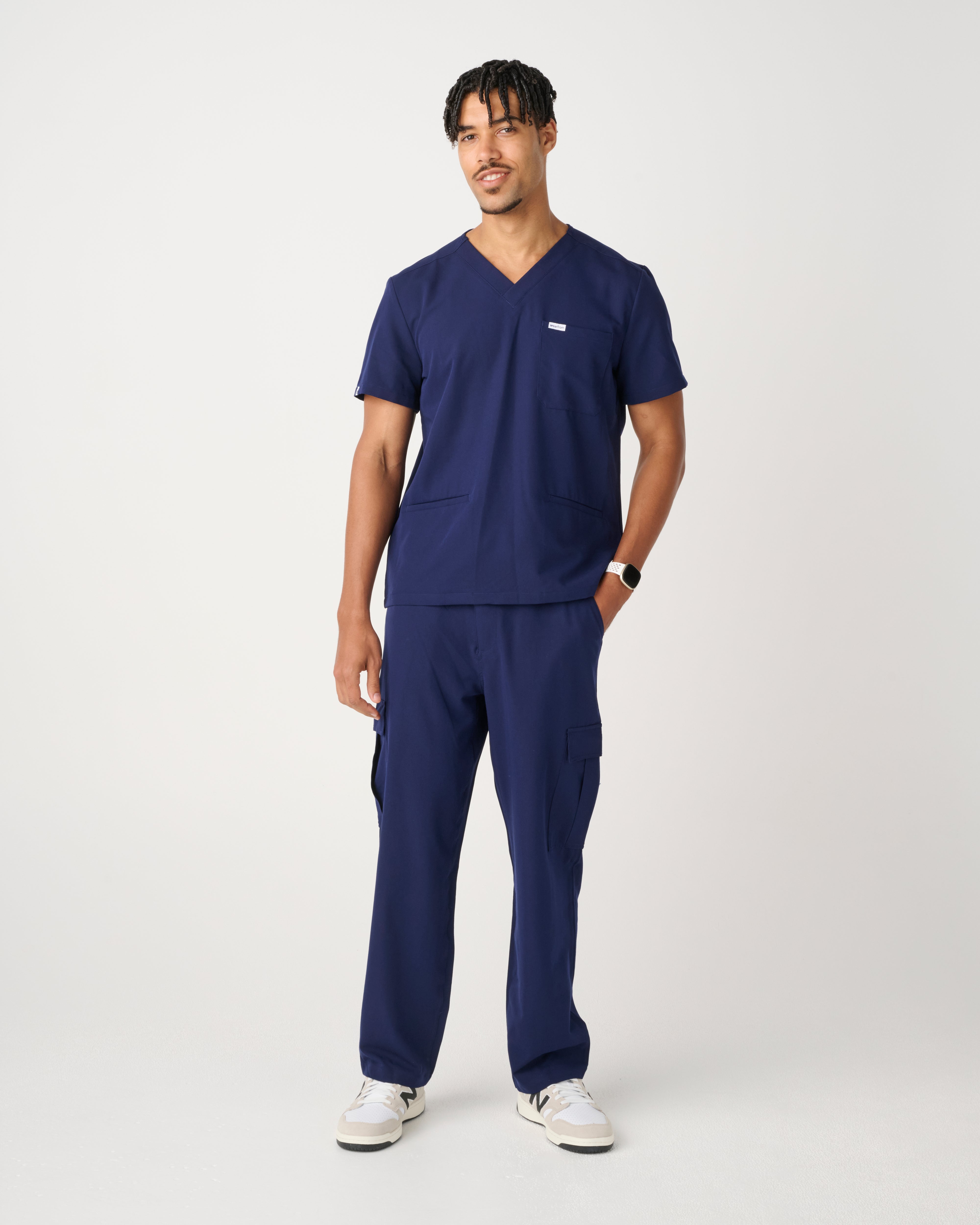 DARWIN Straight Leg Cargo Pants Navy