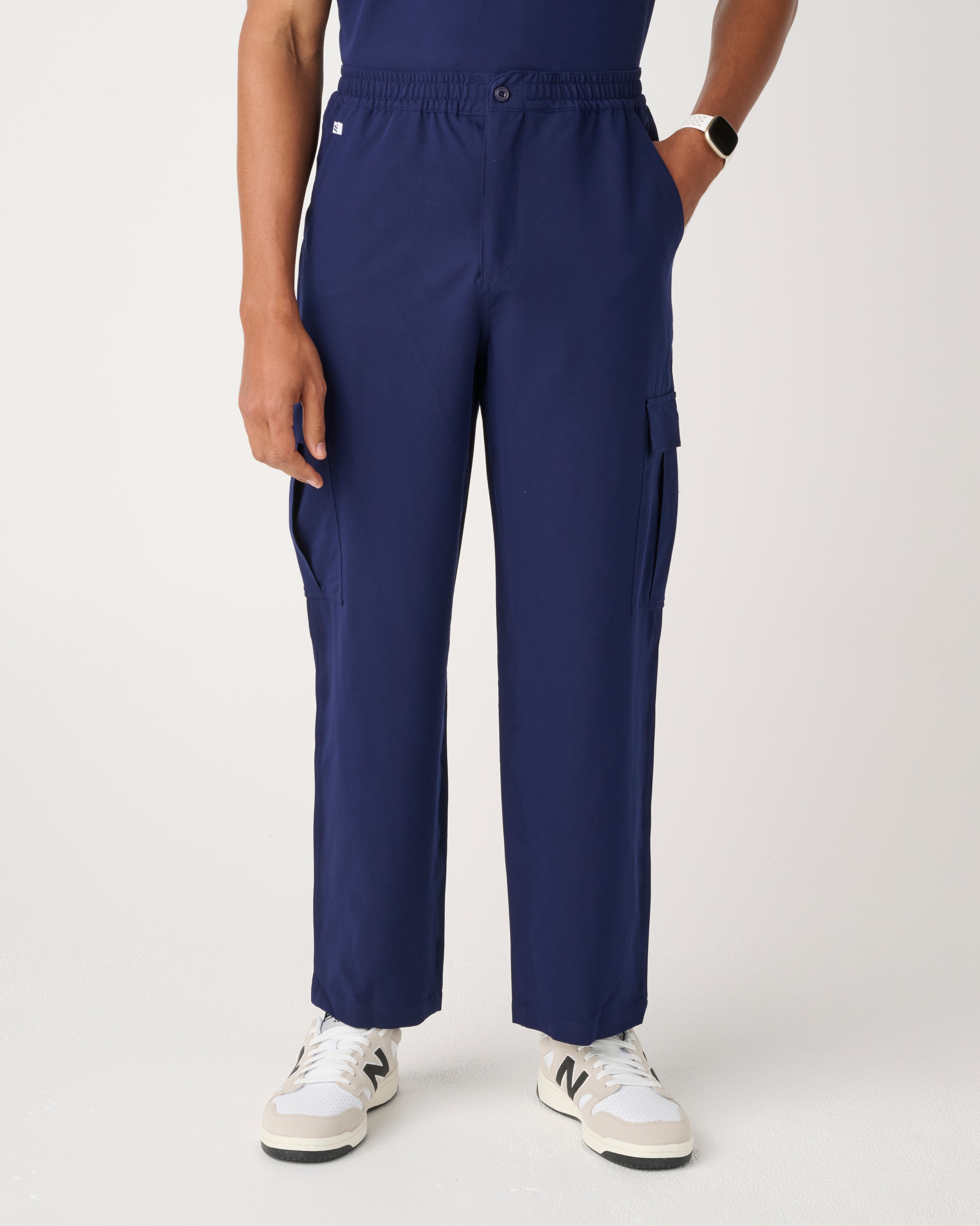DARWIN Straight Leg Cargo Pants Navy