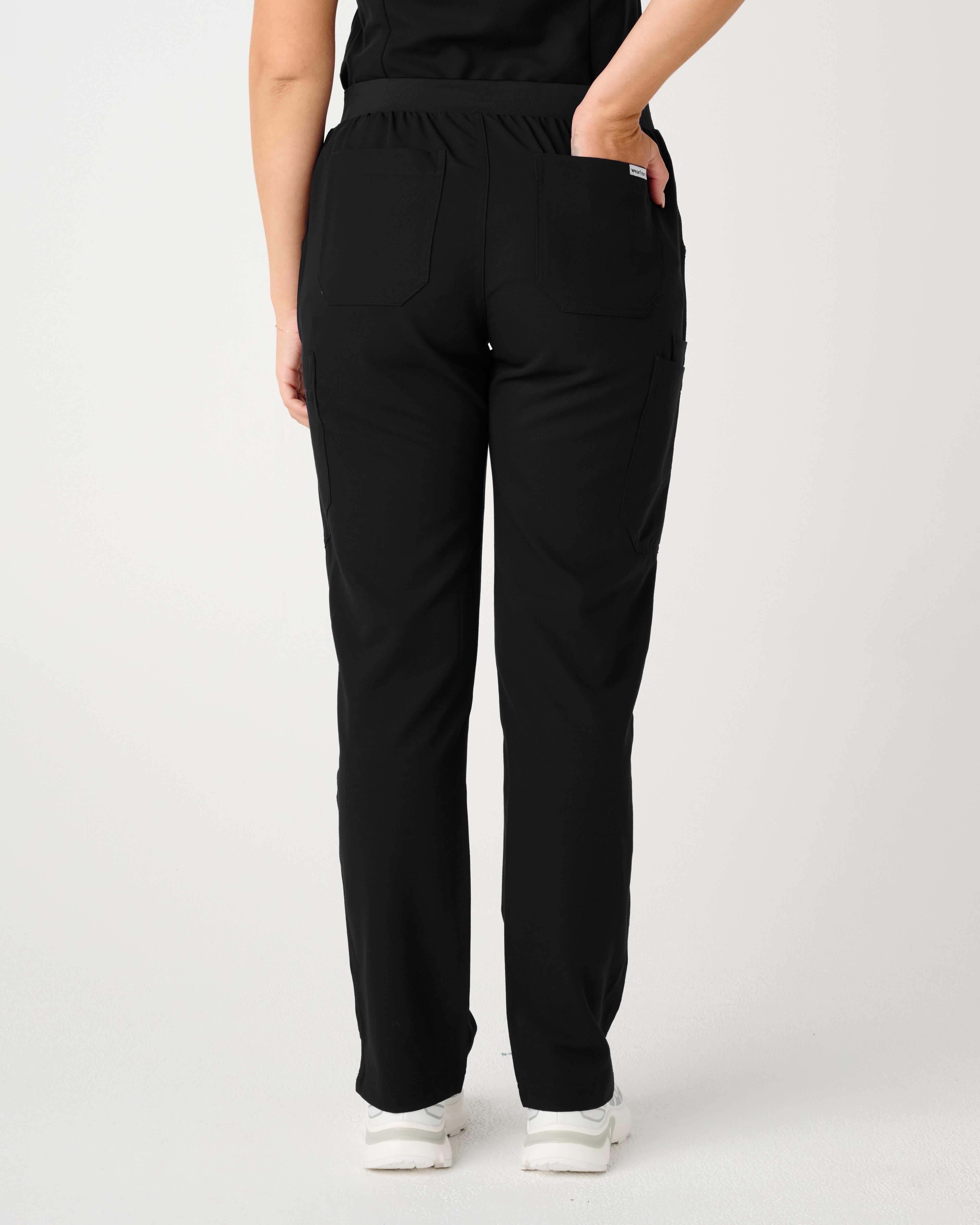 ADELAIDE Straight Leg Pants Black