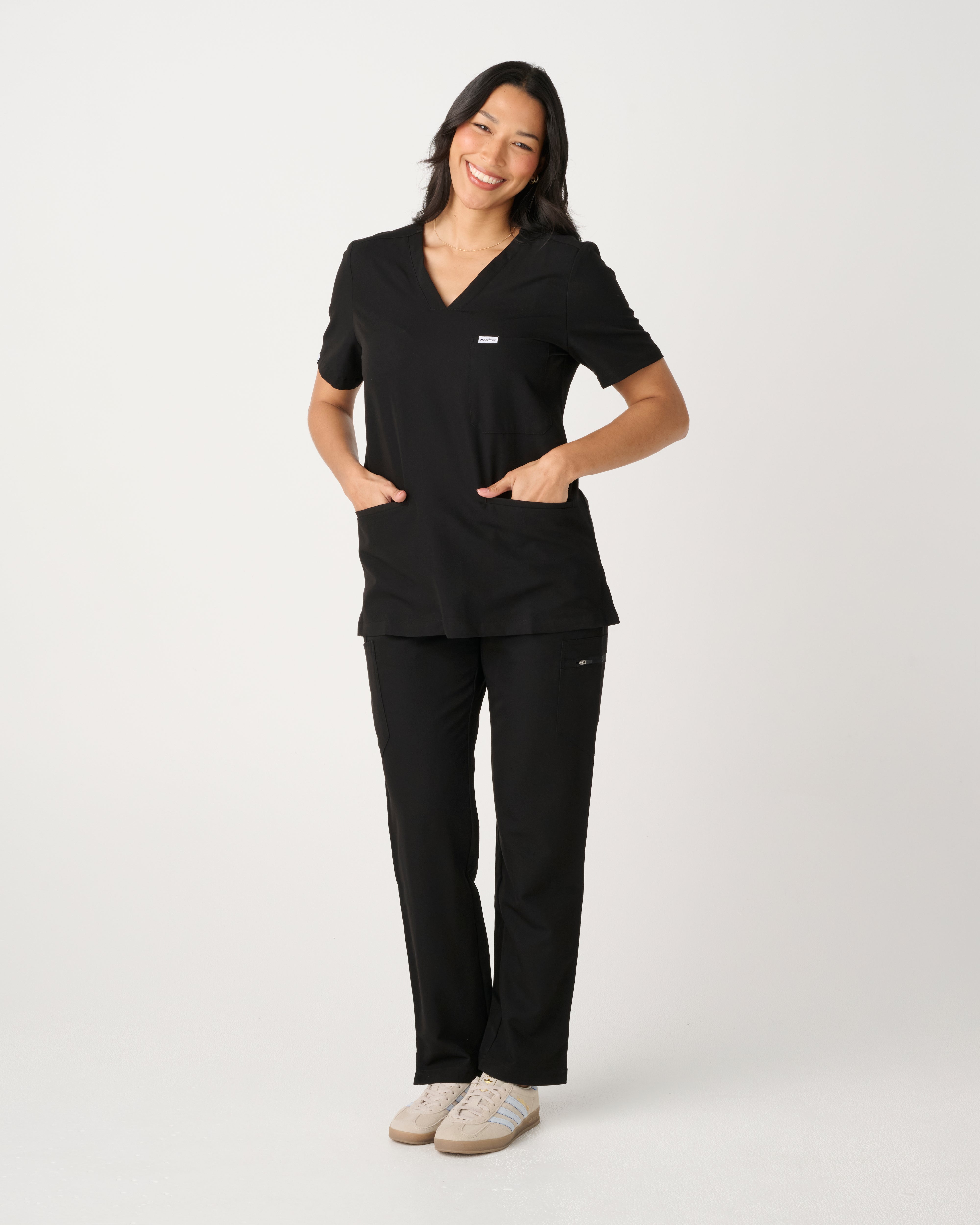 ADELAIDE Straight Leg Pants Black