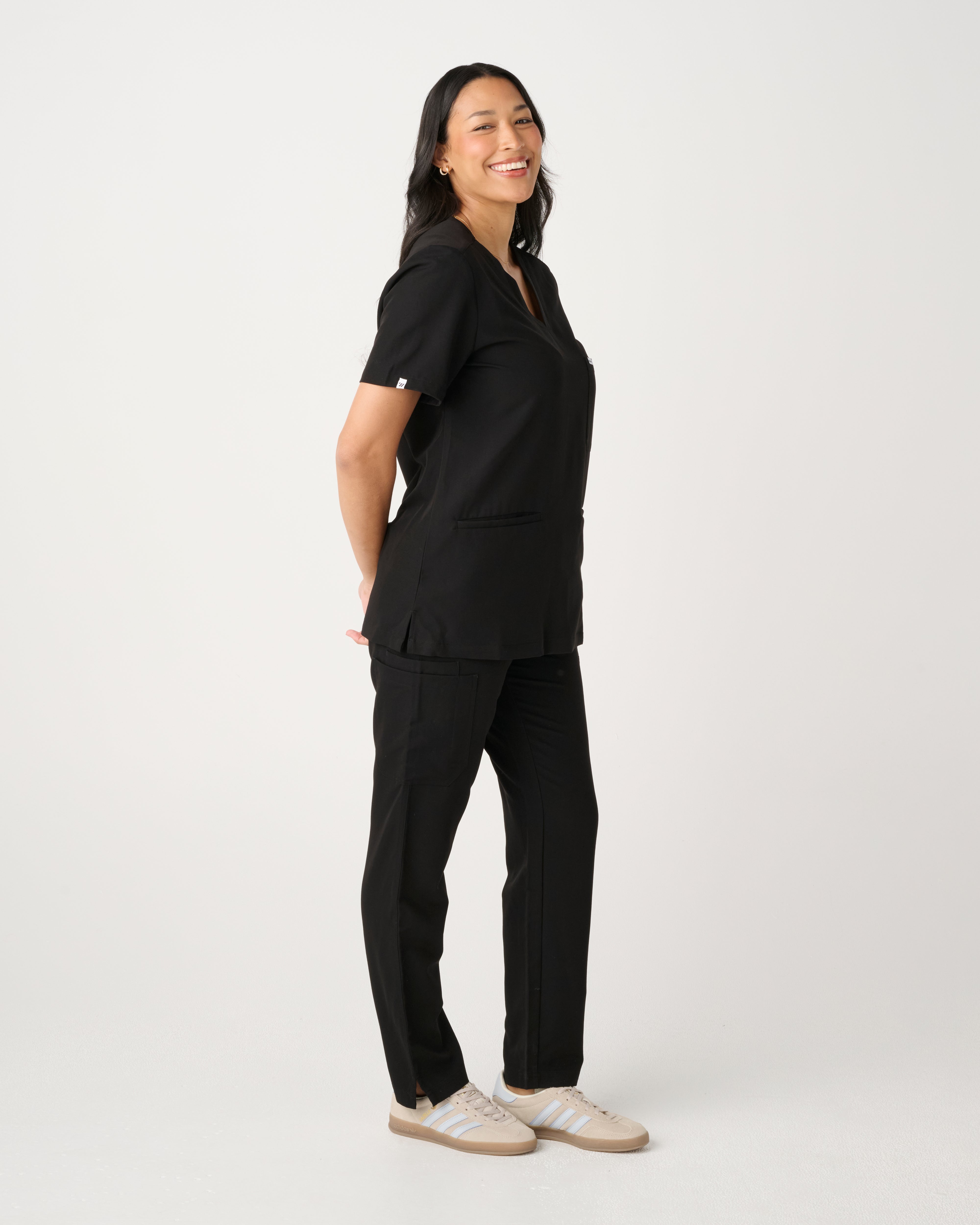 ADELAIDE Straight Leg Pants Black